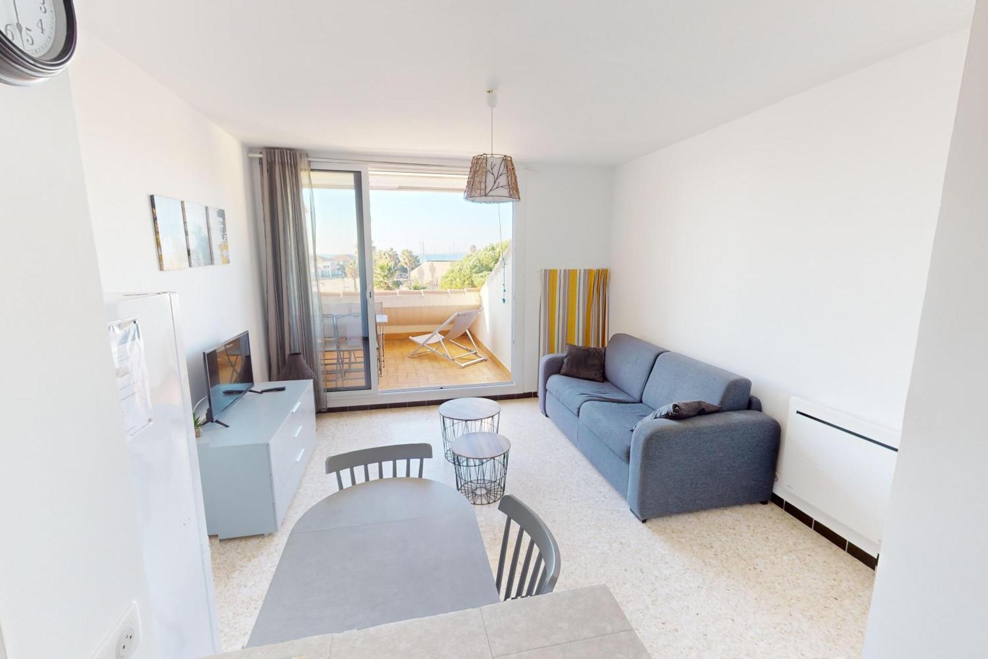 Appartement T2 Vue Plage Meze Proche Sete Exterior foto